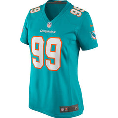 Jason Taylor Miami Dolphins Women's Game Retired Player Jersey Aqua - Nike