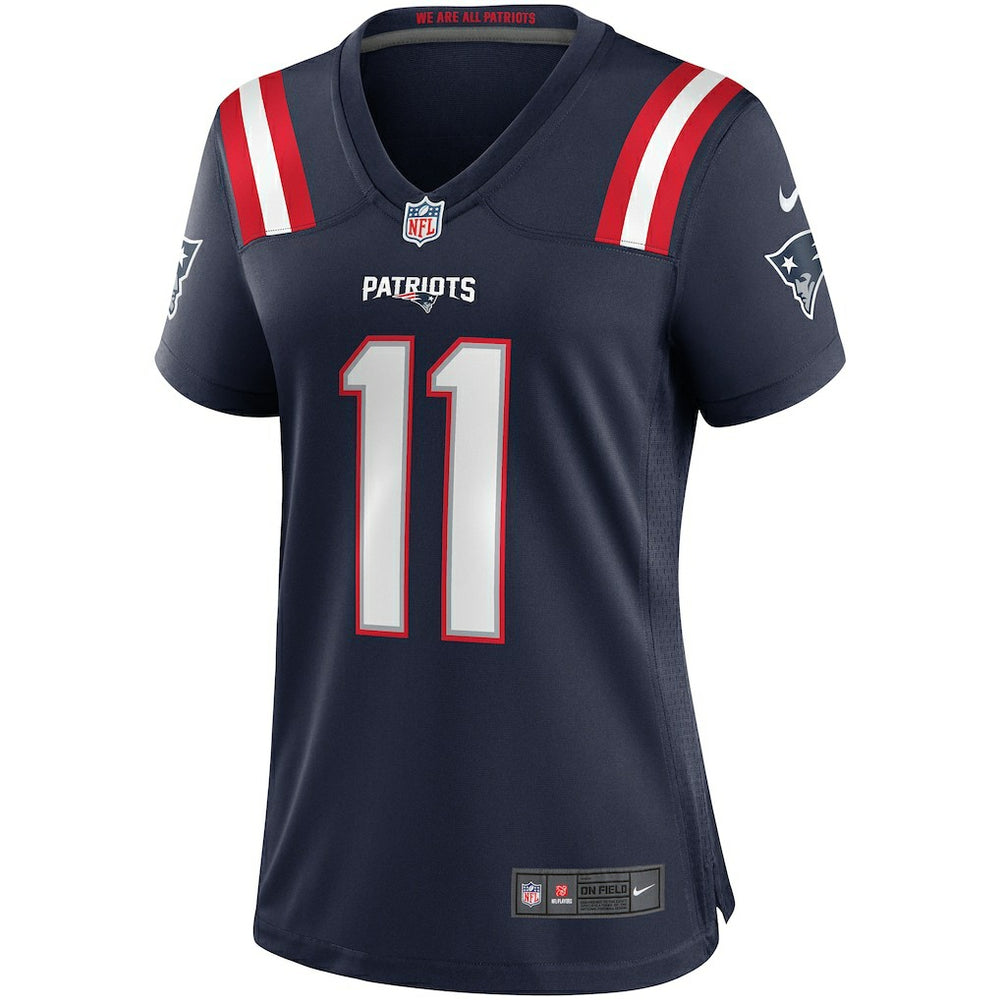 Drew Bledsoe New England Patriots Women's Game Retired Player Jersey Navy - Nike