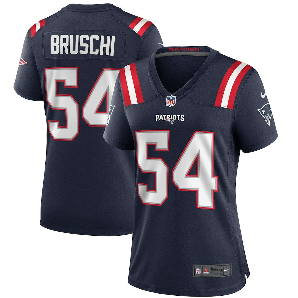 Tedy Bruschi New England Patriots Women's Game Retired Player Jersey Navy - Nike