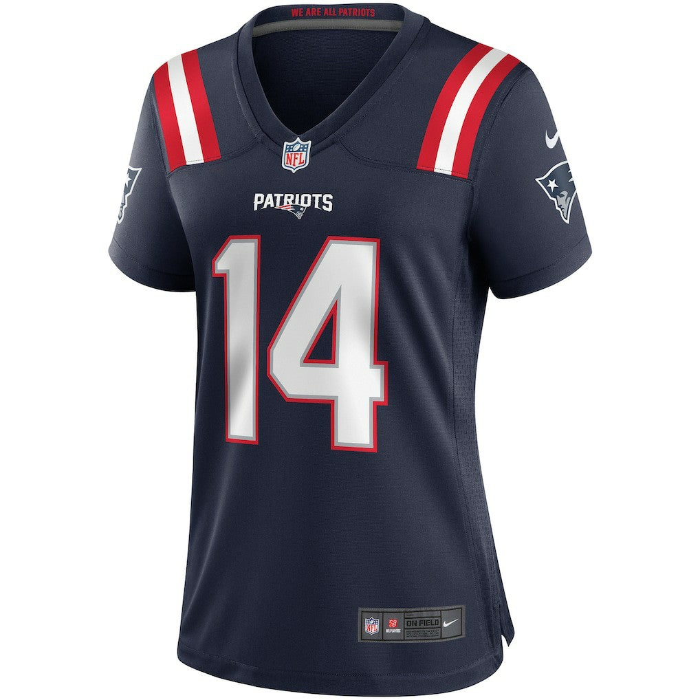 Steve Grogan New England Patriots Women's Game Retired Player Jersey - Navy | NFL Jerseys