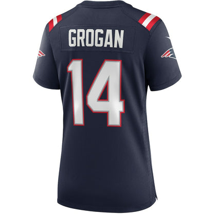 Steve Grogan New England Patriots Women's Game Retired Player Jersey - Navy | NFL Jerseys