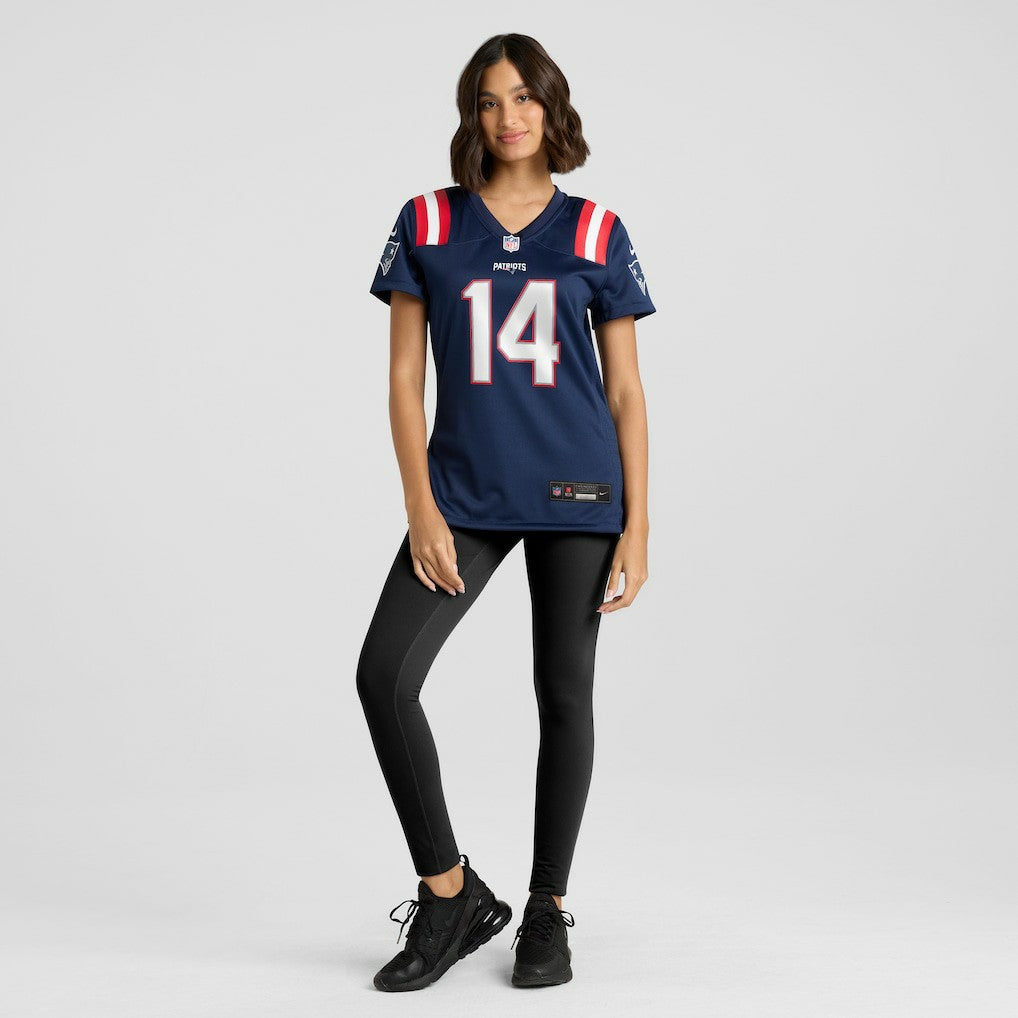 Steve Grogan New England Patriots Women's Game Retired Player Jersey - Navy | NFL Jerseys