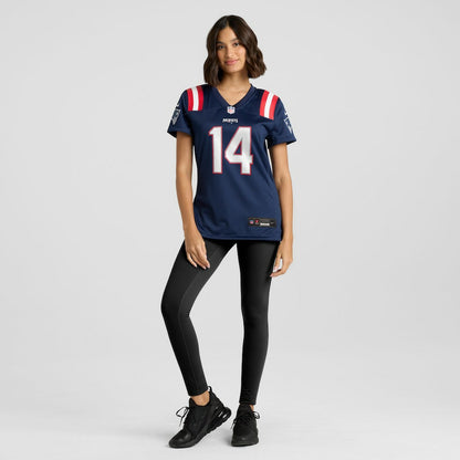 Steve Grogan New England Patriots Women's Game Retired Player Jersey - Navy | NFL Jerseys