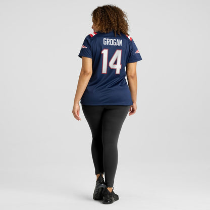 Steve Grogan New England Patriots Women's Game Retired Player Jersey - Navy | NFL Jerseys