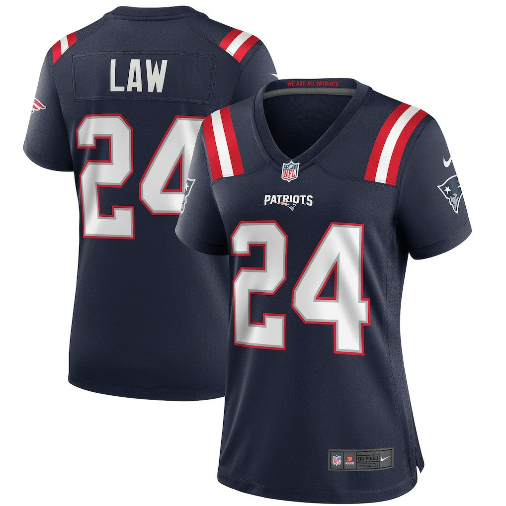 Ty Law New England Patriots Women's Game Retired Player Jersey Navy - Nike