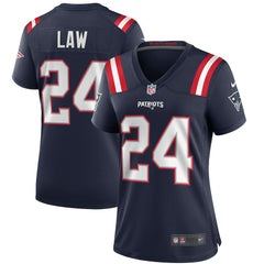 Ty Law New England Patriots Women's Game Retired Player Jersey Navy - Nike