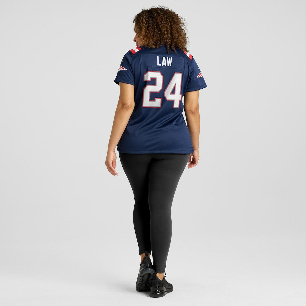 Ty Law New England Patriots Women's Game Retired Player Jersey Navy - Nike