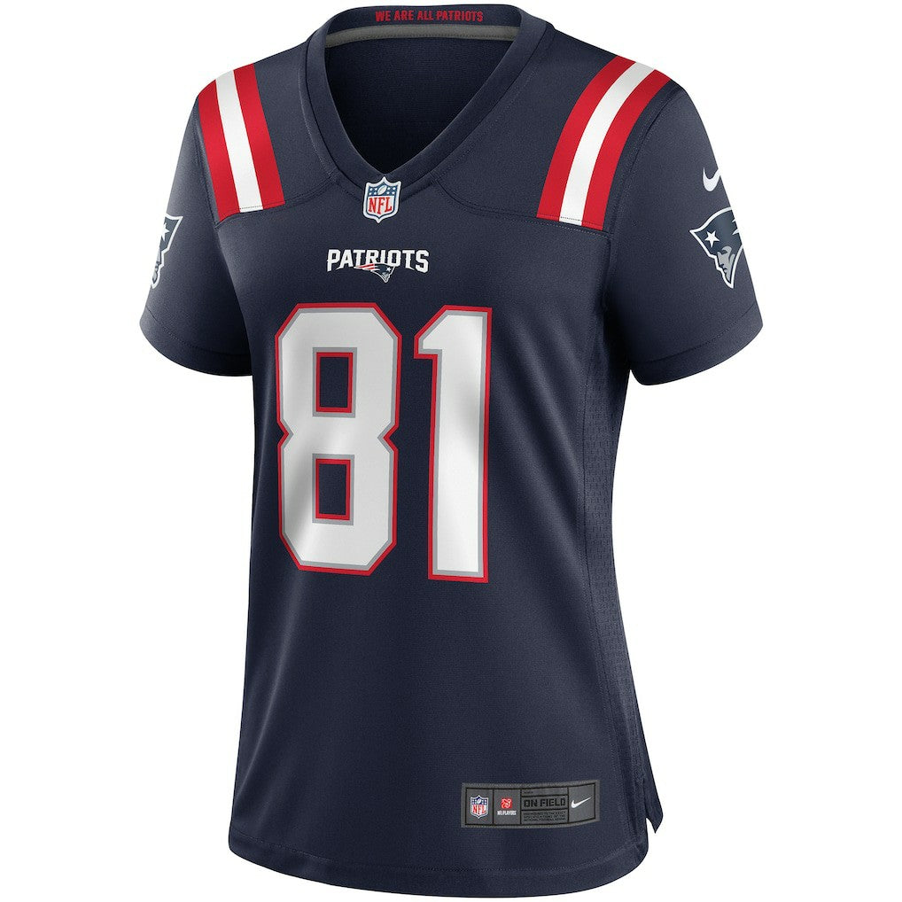 Randy Moss New England Patriots Women's Game Retired Player Jersey Navy - Nike