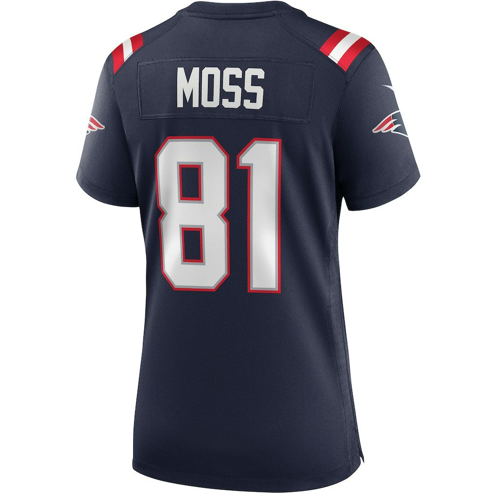 Randy Moss New England Patriots Women's Game Retired Player Jersey Navy - Nike
