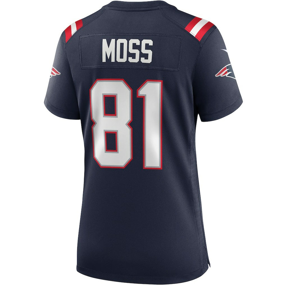 Randy Moss New England Patriots Women's Game Retired Player Jersey Navy - Nike