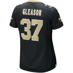 Steve Gleason New Orleans Saints Women's Game Retired Player Jersey Black - Nike