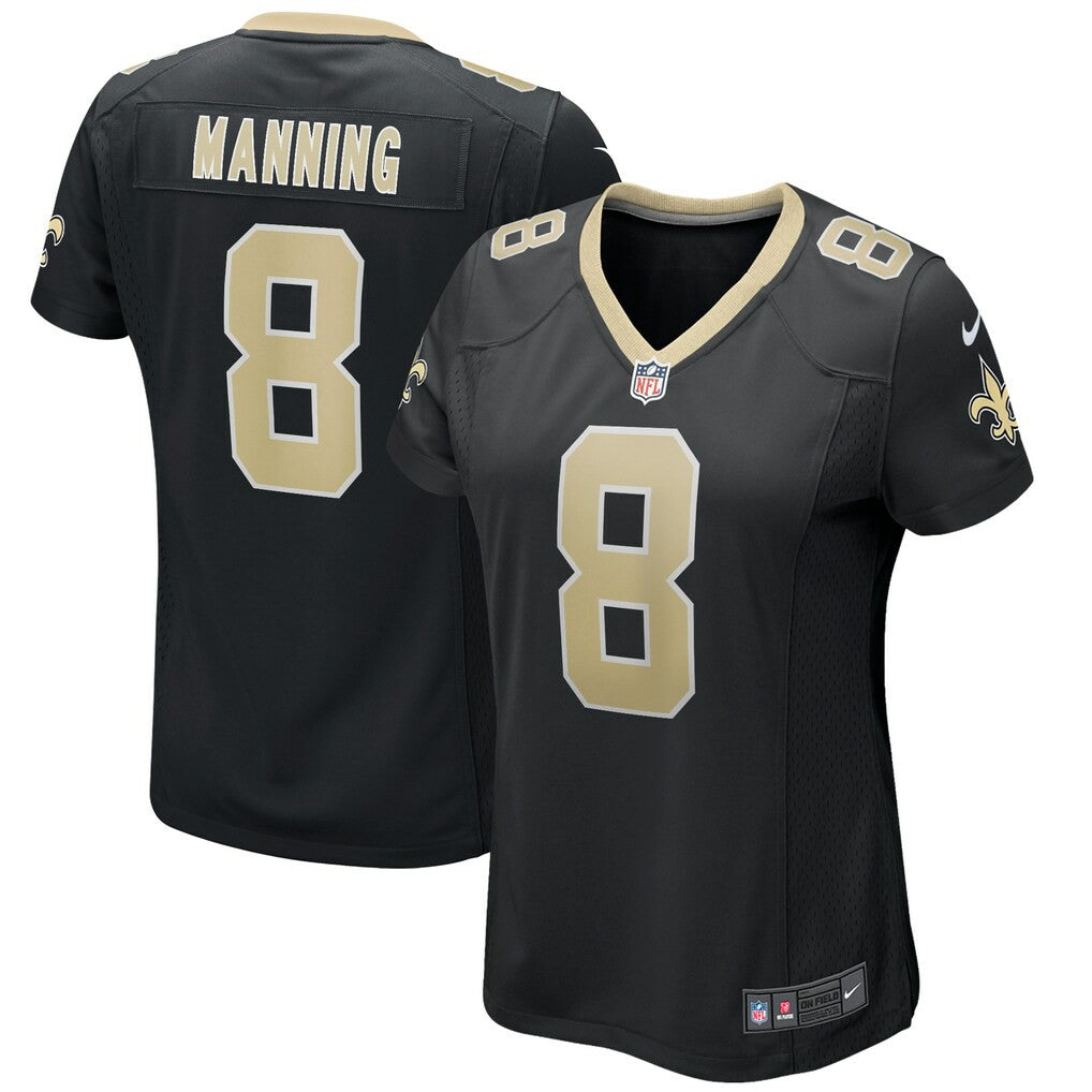 Archie Manning New Orleans Saints Women's Game Retired Player Jersey Black - Nike