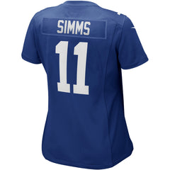 Phil Simms New York Giants Women's Game Retired Player Jersey Royal - Nike