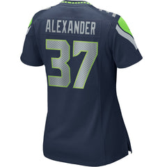Shaun Alexander Seattle Seahawks Women's Game Retired Player Jersey College Navy - Nike
