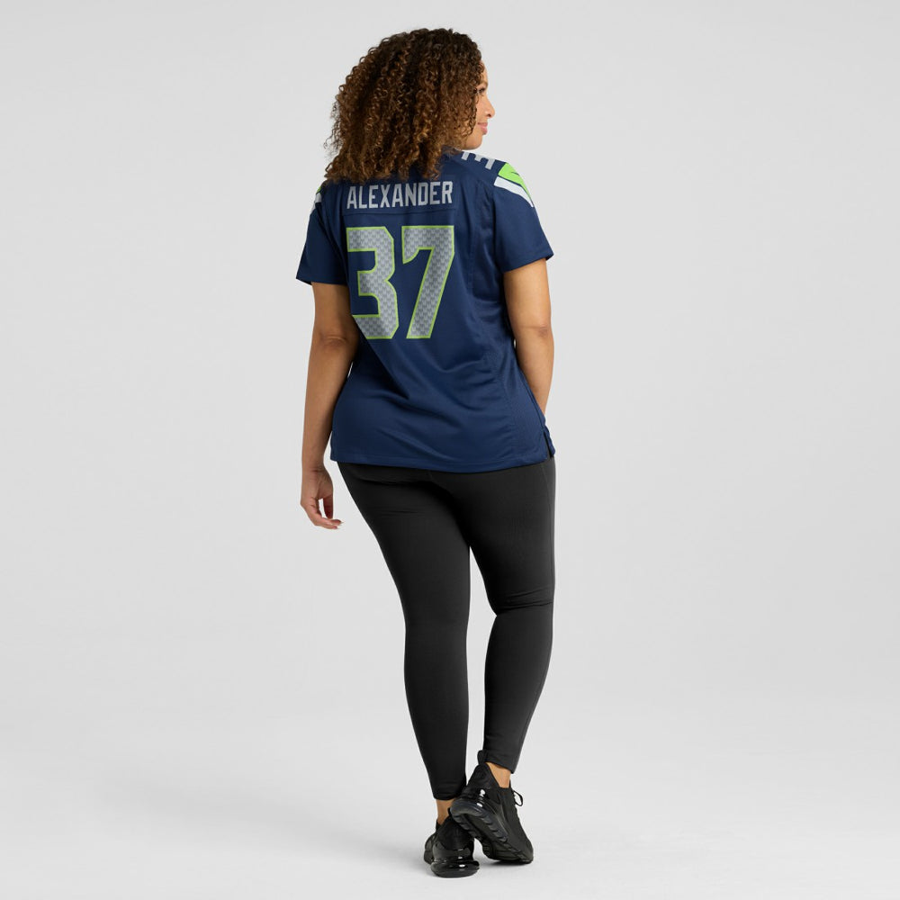 Shaun Alexander Seattle Seahawks Women's Game Retired Player Jersey College Navy - Nike