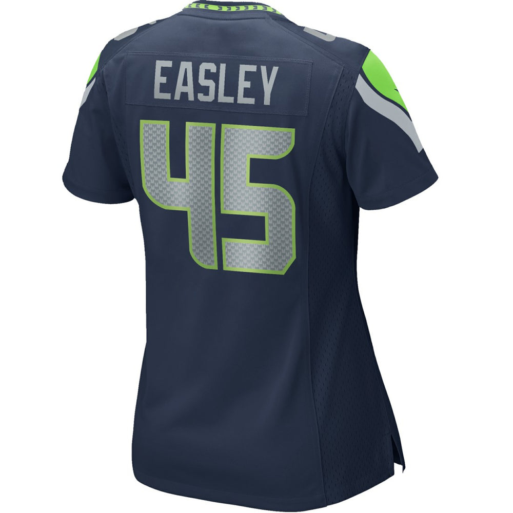 Kenny Easley Seattle Seahawks Women's Game Retired Player Jersey College Navy - Nike