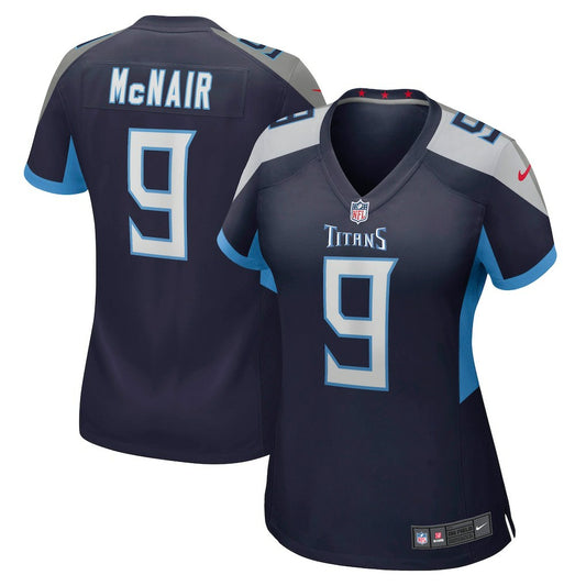 Steve McNair Tennessee Titans Women's Game Retired Player Jersey - Navy | NFL Jerseys