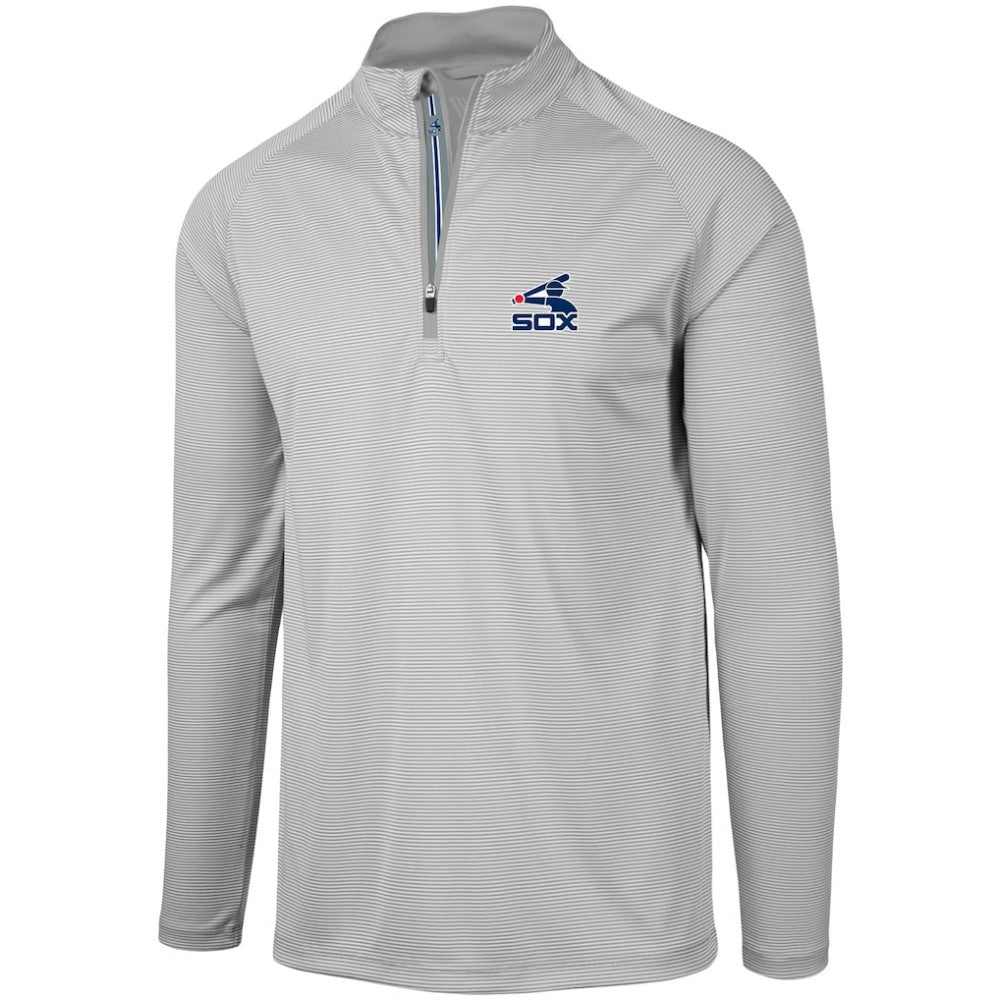 Chicago White Sox Levelwear Orion Historic Logo Raglan Quarter-Zip Jacket Clearance
