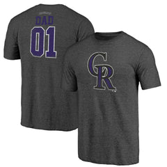Colorado Rockies Father's Day Greatest Dad Tri-Blend T-Shirt Clearance