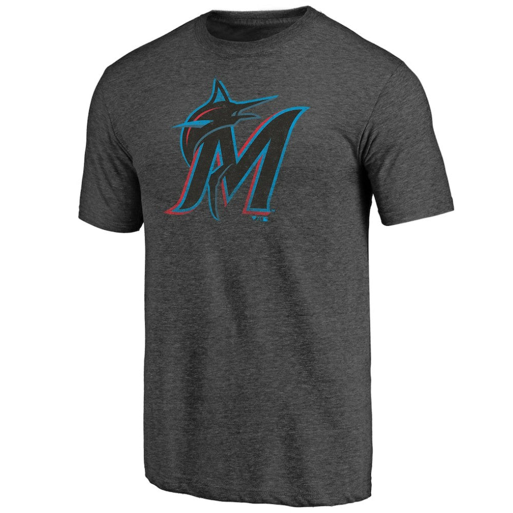 Miami Marlins Father's Day Greatest Dad Tri-Blend T-Shirt Sale