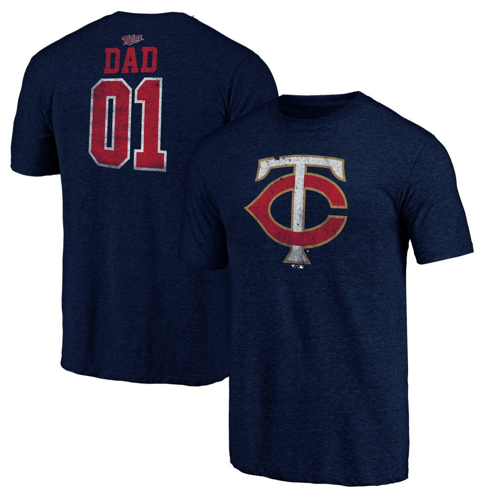 Minnesota Twins Father's Day Greatest Dad Tri-Blend T-Shirt Sale