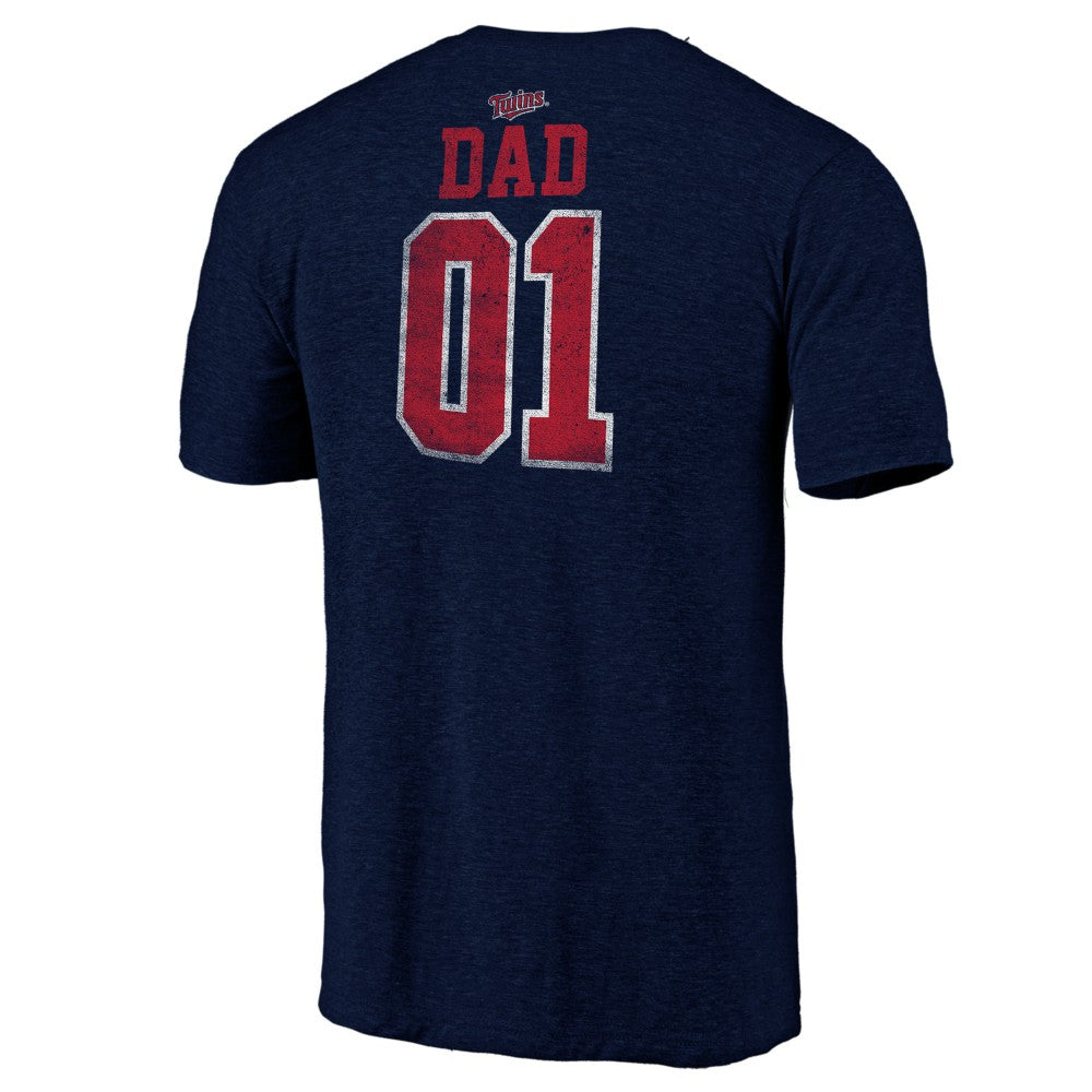 Minnesota Twins Father's Day Greatest Dad Tri-Blend T-Shirt Sale