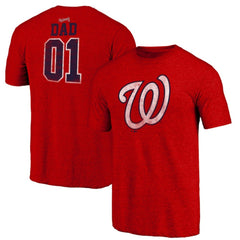 Washington Nationals Father's Day Greatest Dad Tri-Blend T-Shirt discount