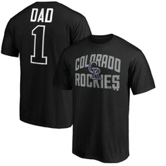 Colorado Rockies Father's Day #1 Dad T-Shirt Clearance