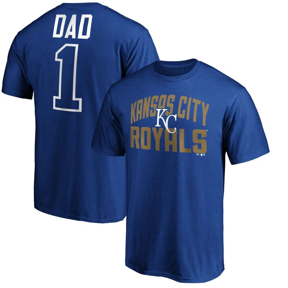 Kansas City Royals Father's Day #1 Dad T-Shirt discount
