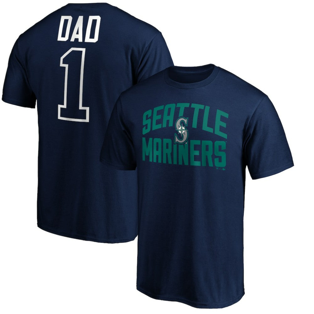 Seattle Mariners Father's Day #1 Dad T-Shirt Sale