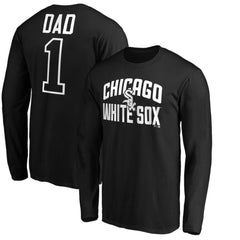 Chicago White Sox Father's Day #1 Dad Long Sleeve T-Shirt Clearance