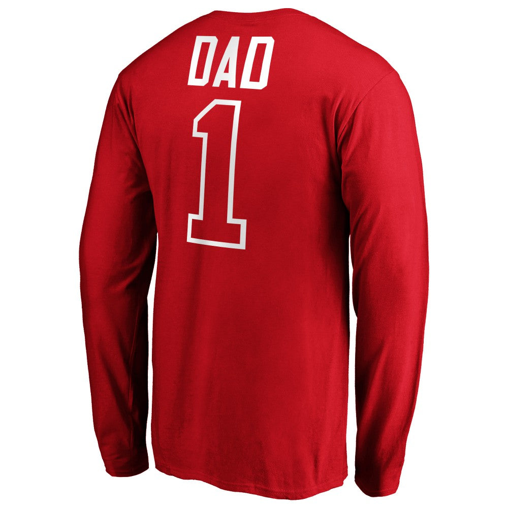 Cincinnati Reds Father's Day #1 Dad Long Sleeve T-Shirt Near Me