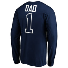 Detroit Tigers Father's Day #1 Dad Long Sleeve T-Shirt discount