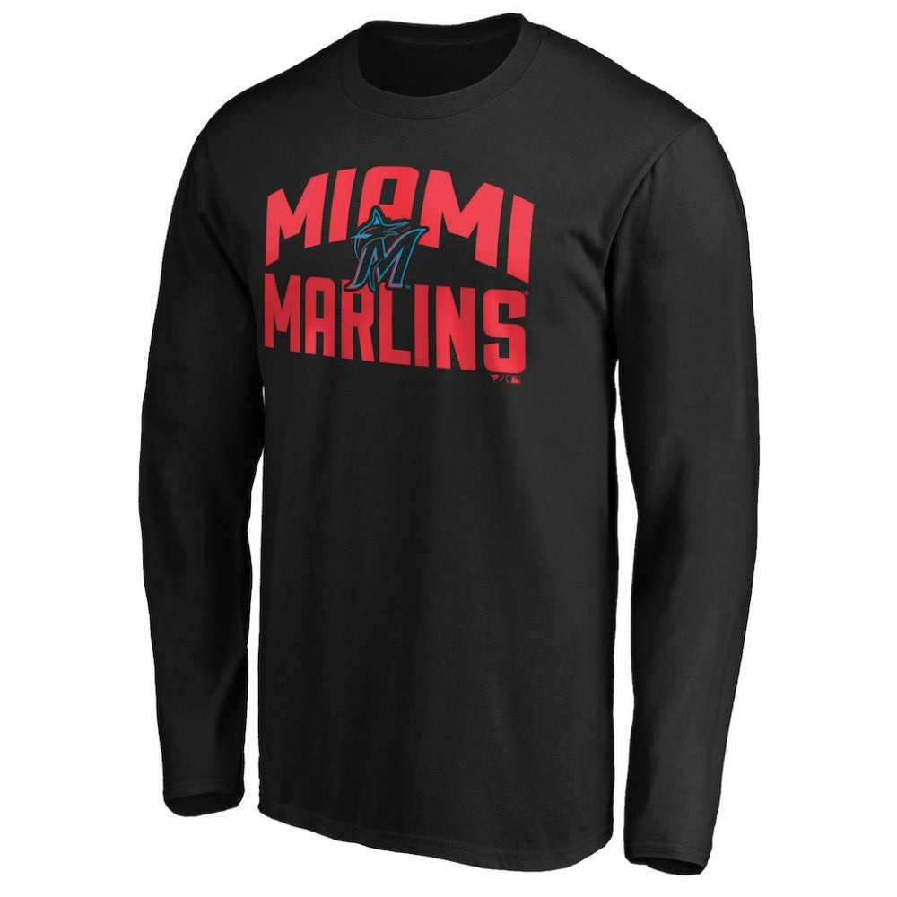 Miami Marlins Father's Day #1 Dad Long Sleeve T-Shirt Online