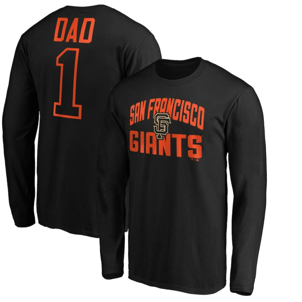 San Francisco Giants Father's Day #1 Dad Long Sleeve T-Shirt Online