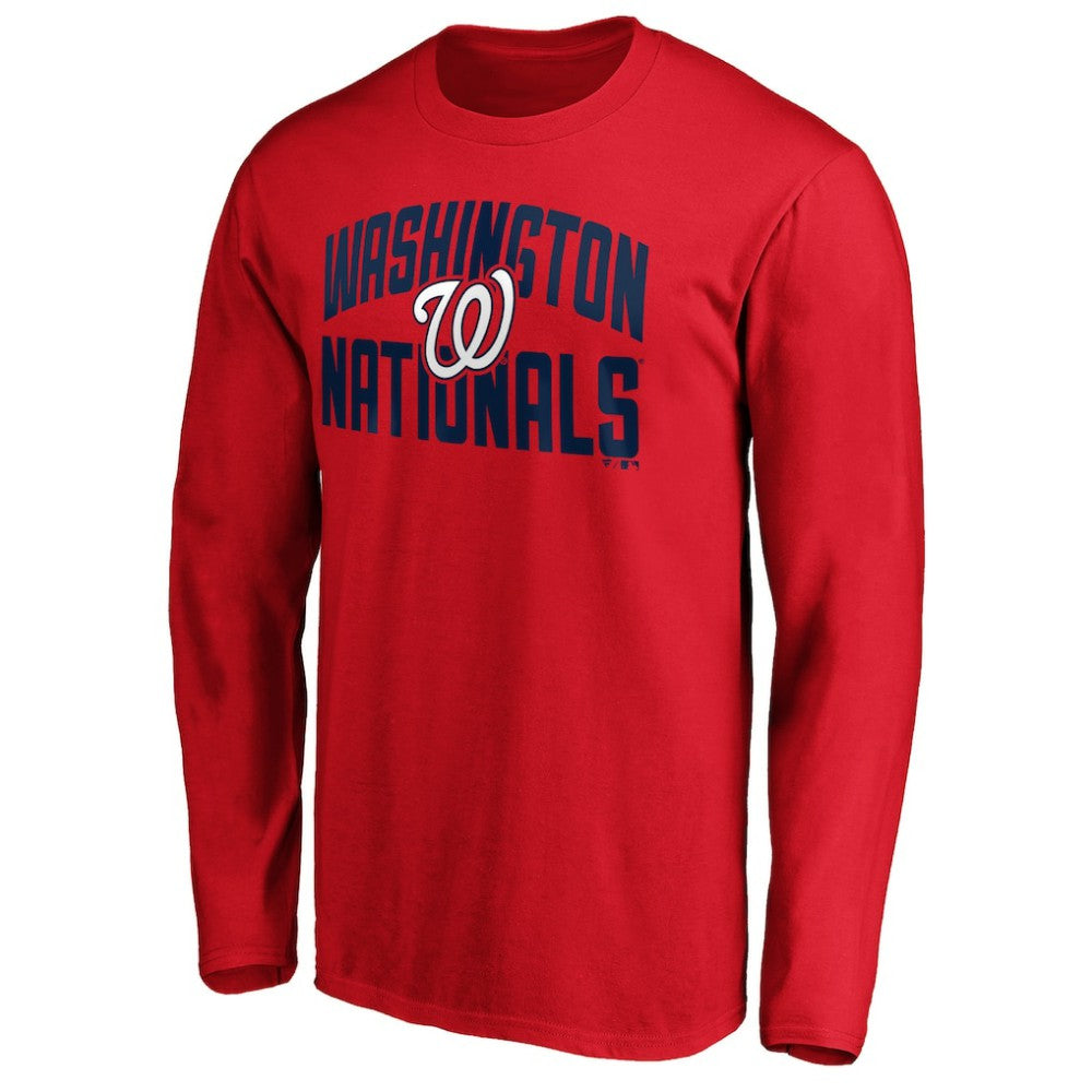Washington Nationals Father's Day #1 Dad Long Sleeve T-Shirt Clearance