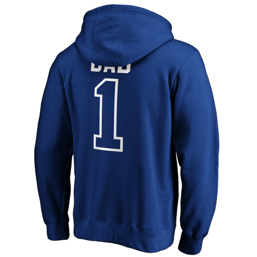 Chicago Cubs Father's Day #1 Dad Pullover Hoodie Lifestyle