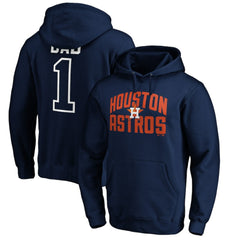 Houston Astros Father's Day #1 Dad Pullover Hoodie Lifestyle