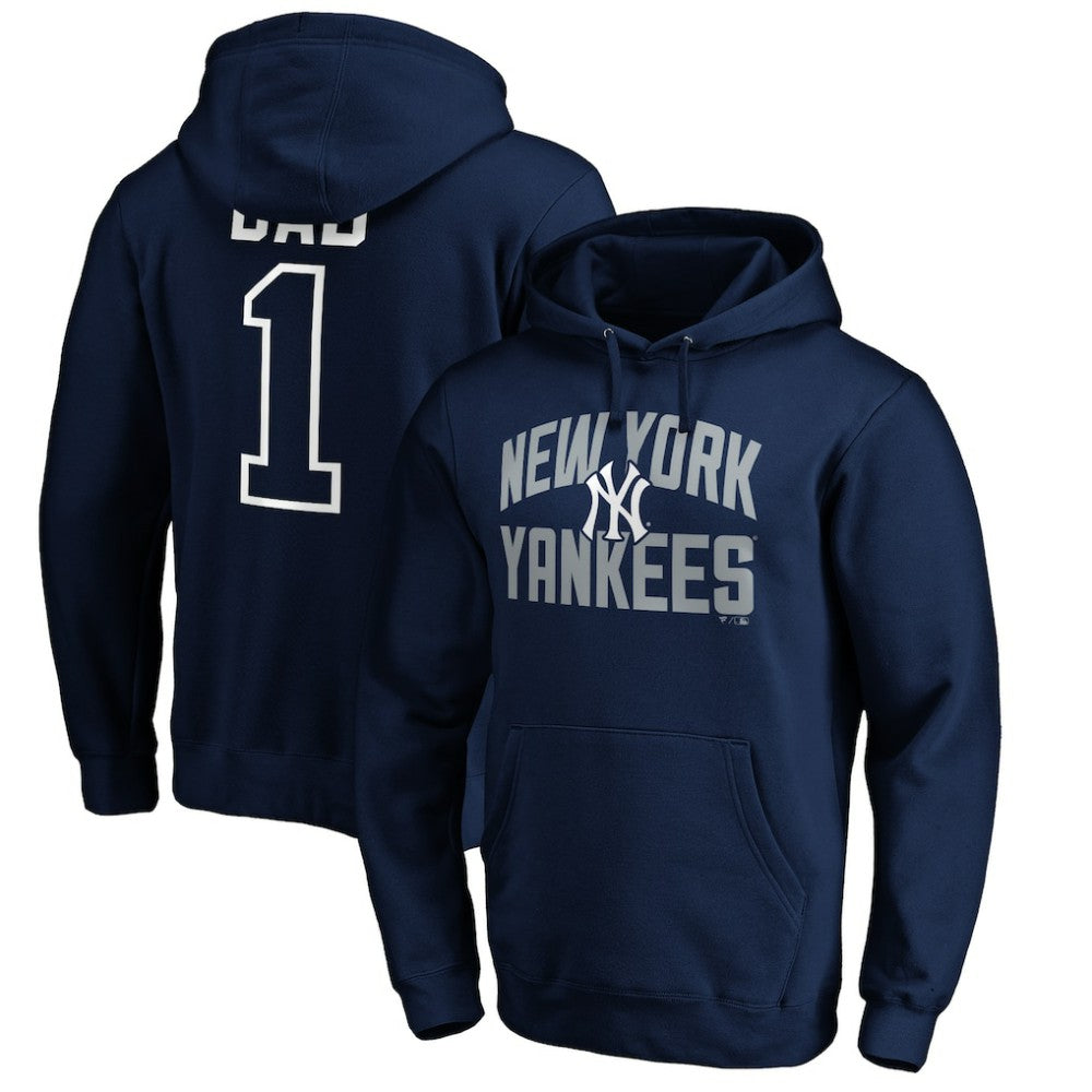 New York Yankees Father's Day #1 Dad Pullover Hoodie Sale