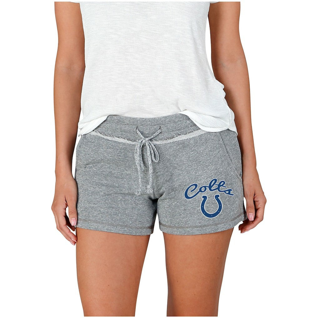 Indianapolis Colts Concepts Sport Women's Mainstream Terry Shorts Gray - NFL