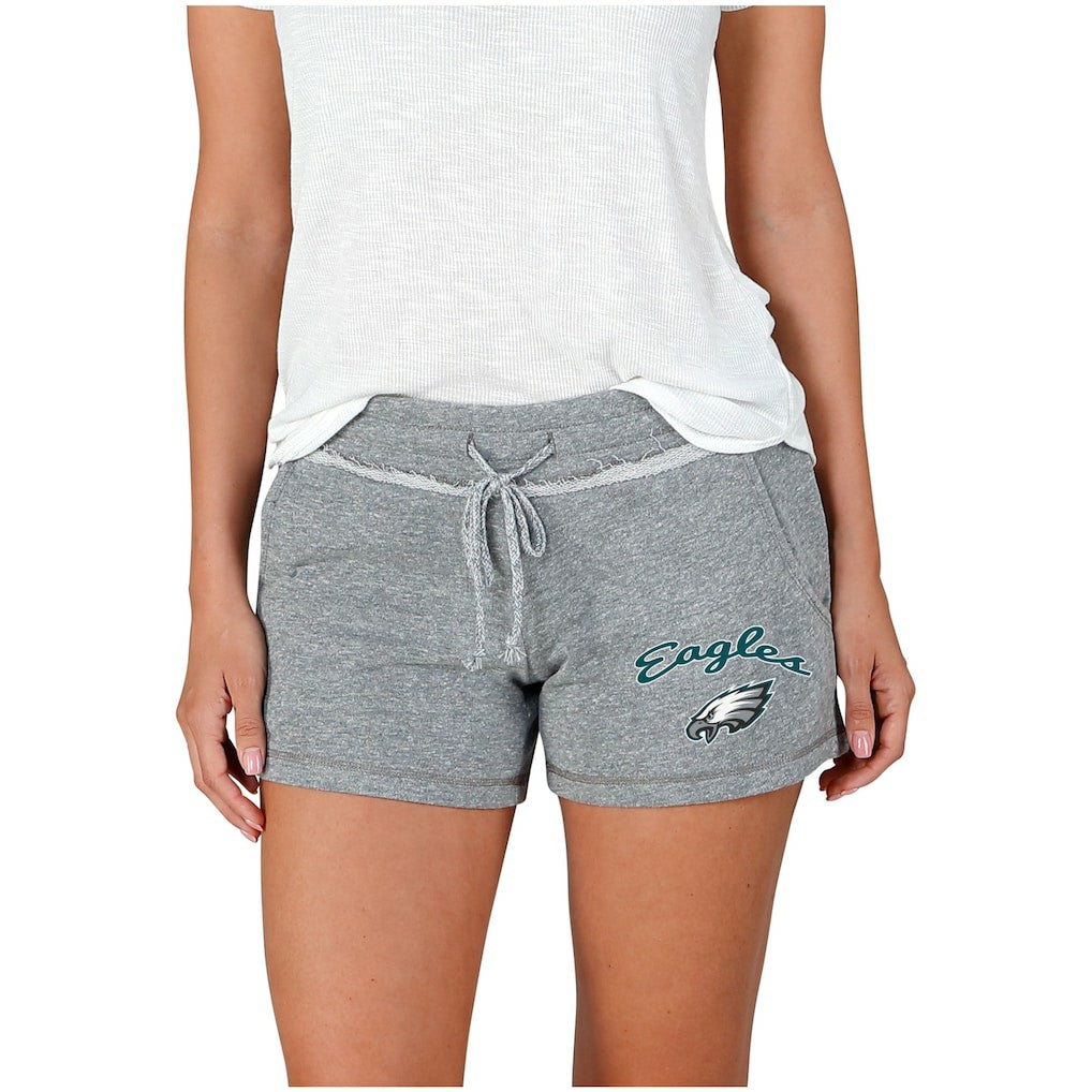 Philadelphia Eagles Concepts Sport Women's Mainstream Terry Shorts Gray - NFL