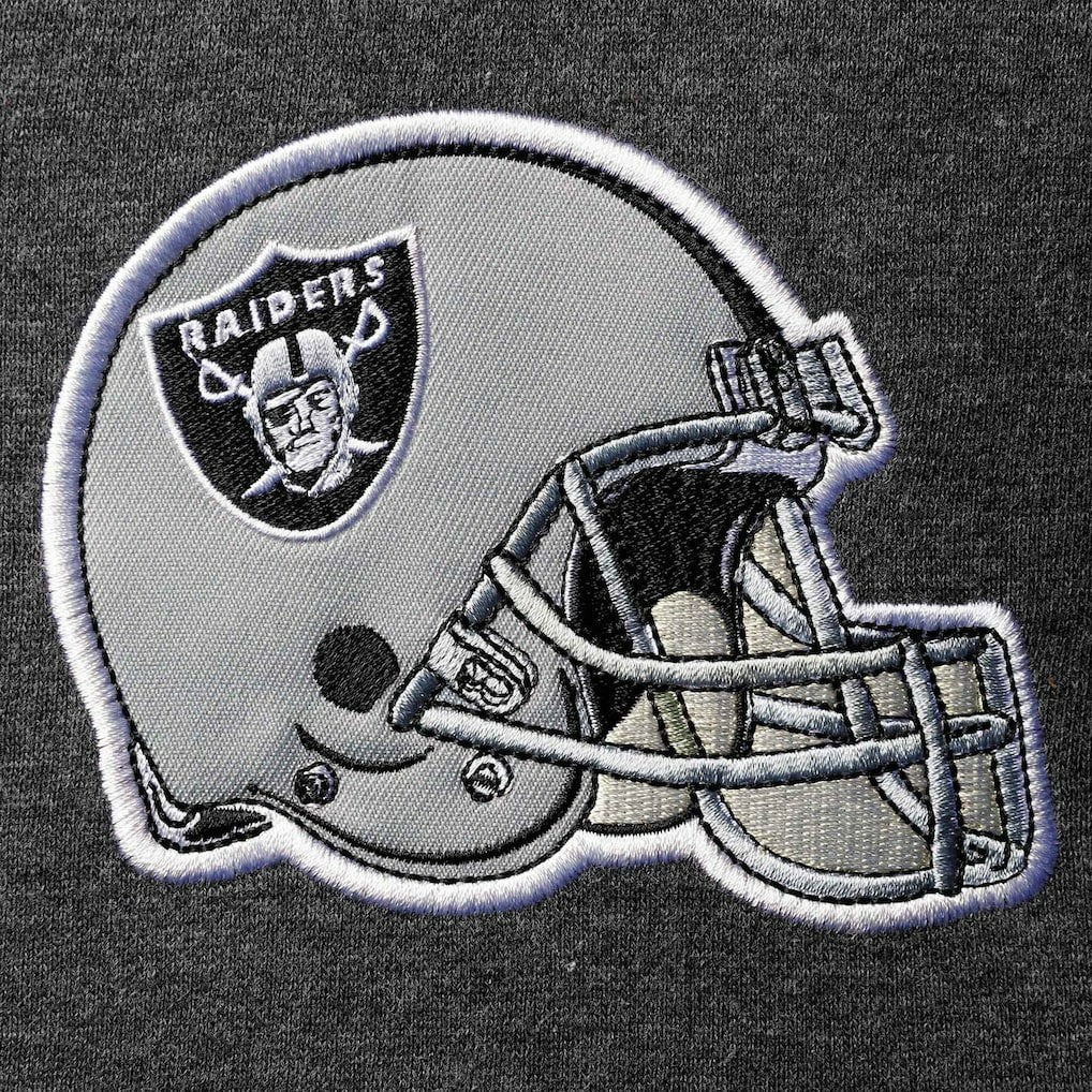 Las Vegas Raiders Starter Extreme Fireballer Pullover Hoodie Heathered Gray/Silver - NFL