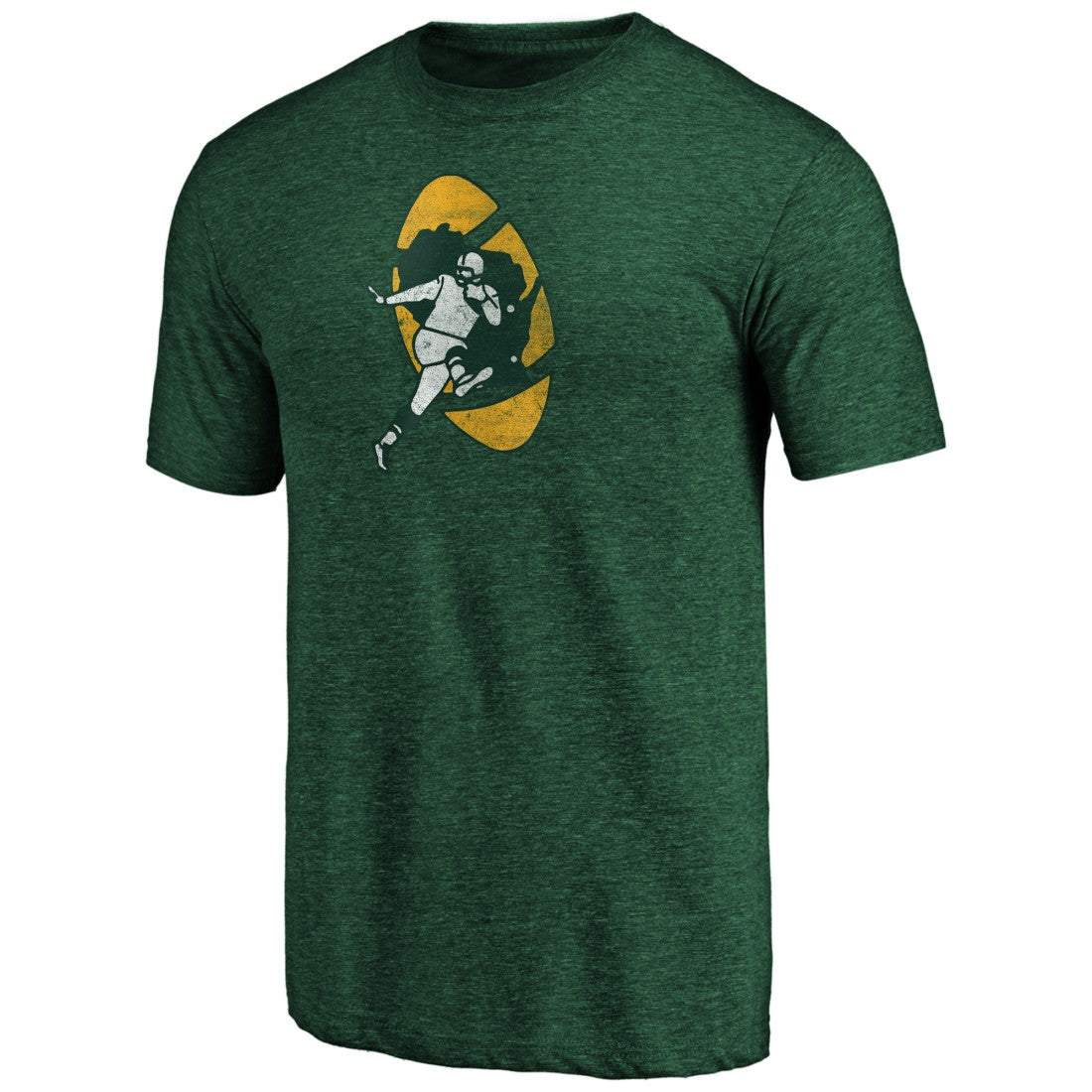 Green Bay Packers #1 Dad Team Logo T-Shirt Green - NFL