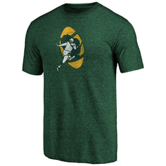 Green Bay Packers #1 Dad Team Logo T-Shirt Green - NFL