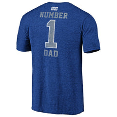 Indianapolis Colts #1 Dad Team Logo T-Shirt Royal - NFL