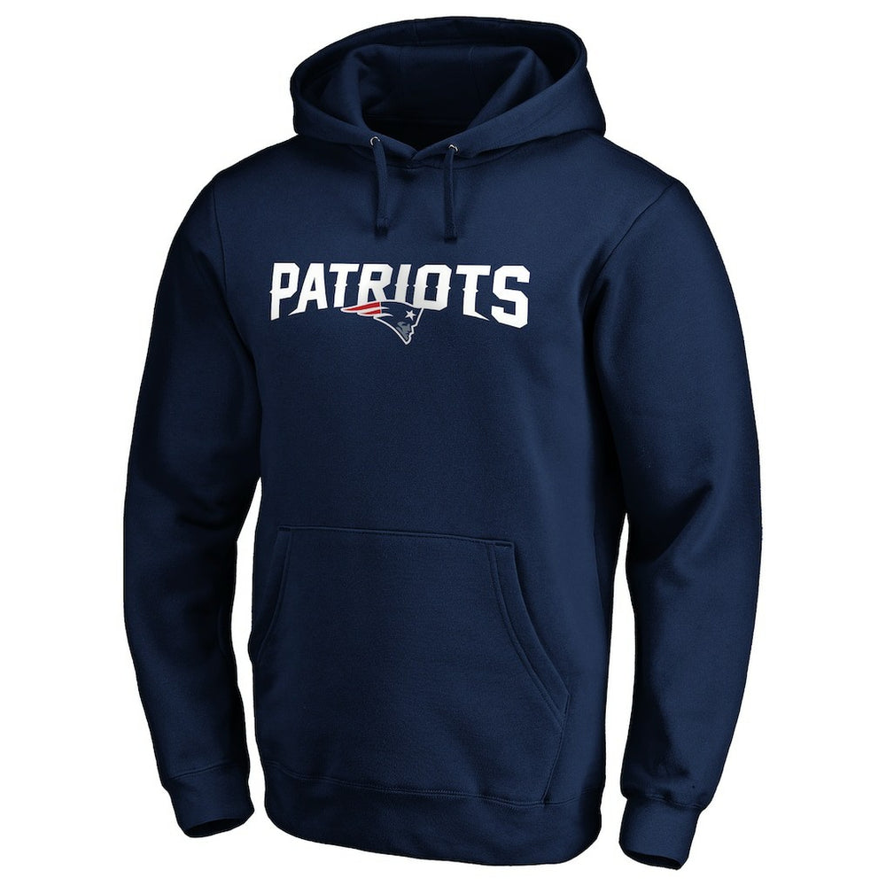 New England Patriots #1 Dad Pullover Hoodie Navy - NFL