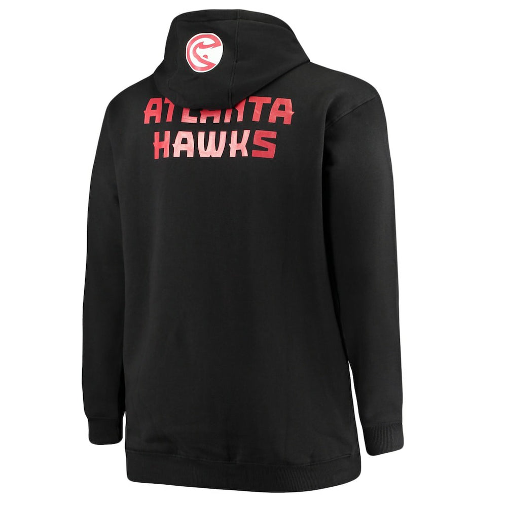 Fanatics - Trae Young Atlanta Hawks Big & Tall Player Name & Number Full-Zip Hoodie Jacket - Black