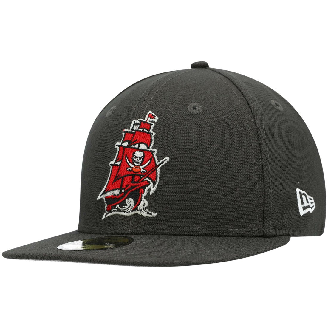Tampa Bay Buccaneers New Era Omaha 59FIFTY Fitted Hat Pewter - NFL