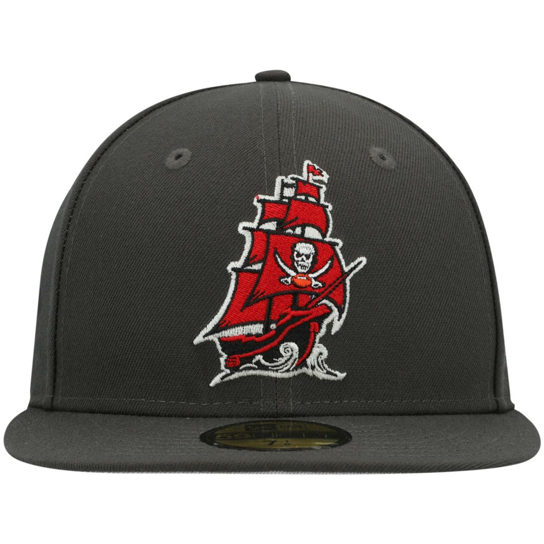 Tampa Bay Buccaneers New Era Omaha 59FIFTY Fitted Hat Pewter - NFL
