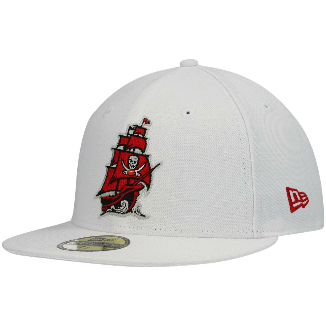 Tampa Bay Buccaneers New Era Omaha Alternate Logo 59FIFTY Fitted Hat White - NFL